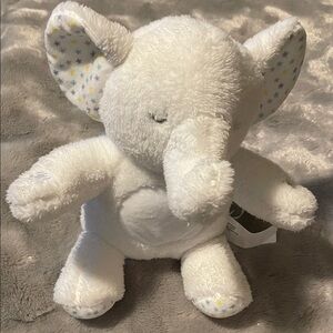 Dreamgro White Elephant Lullaby Soother ✨ Light Up Musical Plush Star Ears